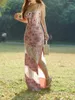 Röcke Damen Sommer 2-teiliges langes Rock-Set, bedruckt, ausgeschnittenes Röhren-Crop-Top, schmale Passform, Midi, zwei Outfits, Y2k-Set