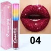 Brillant à lèvres nacré Diamd Nude Candy Metal Glitter Liquide Rouge à lèvres Lèvres Hydratant Cosmétiques Brillant métallique Lipgloss j1VR #