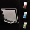 Frames 5 Size Po Frame Crystal Clear Transparent W/base Display Non Toxic Price Tags Stand Table Card Wedding Pos