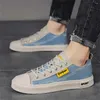 Zapatos casuales con cordones productos azul cielo zapatillas de deporte vulcanizadas para hombre deportes de verano fresco auténtico precio más bajo