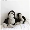 Fyllda plyschdjur 50 cm Forest Animal Gorilla Plushies Toy Pillow Kawaii fyllda stora docka barn åtföljer flully leksak för vänner barn peluch gåva l240320