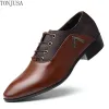 Shoes Mens Shoes Business Suit Leather Shoes Mens Extra Large Casual Shoes 48 Yards Pointed Laceups.