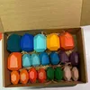 Sorting Nesting Stacking toys Rainbow Building Block Stacker Stone Balance Game Wooden Toys Montessori Education Childrens Baby Toy Gifts 24323