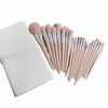 Fi Belleza Pinceles cosméticos Desnudo Rosa FB Polvo Colorete Resaltador Sombra de ojos Mezcla Nariz Ceja Labio Maquillaje Pinceles Set C6t1 #