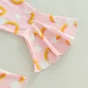 Clothing Sets Baby Kid Girls Pants Set Sleeveless Camisole With Wave Sun Stars Print Flare