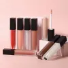 Femmes Rouge à lèvres Noir Matte Lipgloss Box Rouge à lèvres biologique Marque privée Maquillage Lip Gloss Gros n7EH #