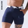 Heavywood Sommer-Herren-Badehose, schnell trocknende Badeshorts, Nlyon-Kordelzugtaschen, Futter, Stretching-Viertel-Strandhose 240315