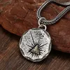 Pendant Necklaces Men's And Women's Silver Plated Jewelry Personalized Thai Retro Trendy Chain Hip Hop Style