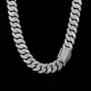 Wholesale Hot Sale Fashion 15mm Iced Out Cuban Necklace Chain Link Hip Hop Jewelry for Mens Rapper Zircon Necklace