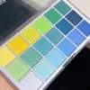 Palette de fards à paupières 18 couleurs, mat, faible saturation, imperméable, durable, Ne, rouge, jaune, bleu, vert, pigments, maquillage pour les yeux, c79S #