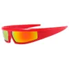 2 PCS Fashion Luxury Designer Outdoor Cycling Driving Sports Glasses Solglasögon Personliga Millennium Solglasögon Y2K Technology Trend Fashion Solglasögon L1RI