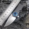 0022 Mini ZT couteau pliant Portable Camping couteau de poche lame de CPM-20CV CNC poignée en Fiber de carbone outils de chasse de défense en plein air 0808 0562 BM 535 533