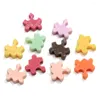 Dekorativa blommor 50/100 st Kawaii Flat Back Mix Harts Puzzle Cabochon Flatback Bows Tillbehör Utsmyckningar Scrapbooking Charms