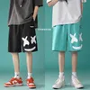 Herr shorts herrar shorts 2023 sommar herr kläd basket shorts casual byxor sport shorts hong kong stil sportbyxor herr gym shorts 24323