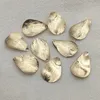 Arrival 20x1m 100pcs Brass Pendants Leaf Charm For Handmade Necklace/Earring DIY PartsJewelry Findings Components 240315