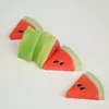 Decorative Flowers 6pcs Fake Fruit Slices Faux Watermelon Food Party Decoration Pography Props High Simulation Slice Model