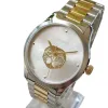 Nuovi orologi di moda 38mm 28mm Orologio da uomo di lusso da donna Cinturino in acciaio inossidabile cat-face Orologio da polso al quarzo montre de luxe Lady Watch319a