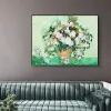 Calligraphy HD Print Van Gogh Masterpiece Poster Abstract Garden Almond Blossoms Starry Night Canvas Painting Wall Picture Room Home Decor