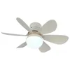 Ceiling Lights E26/27 Socket Fan LED Light Fans With Remote 40W/30W Small Dimmable 3 Speeds For Bedroom Kitchen
