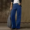 Damesjeans Vintage vrouwelijke mode Casual broek met rechte pijpen Wijde wijde slipje Koreaanse streetwear Y2k Pantalones