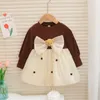 Girl Dresses Infant Dress Animal Bow Fashion Princess Birthday Party Kid Ball Gown Baby Clothes Wedding Toddler A926