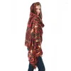 Sjaals Tijgerprint 180X90 Lange Satijnen Sjaal Dames Zacht Gouden Katoenmengsels Mode Luxe Vrouwelijke Winter Wrap Hoofddoek