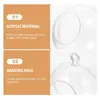 Castiçais 10 Pcs Decoração de Natal Bola Fillable Ornamentos Claros para Artesanato Roupas Cabides Árvores Cúpulas de Plástico Transparentes