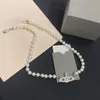 Luxur Designer Pendant Neckor Letter Viviane Gold Chokers Women Fashion Jewelry Metal Pearl Necklace Cjeweler Westwood 6378