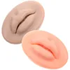 2 pcs Modèles de modules d'exercice pour les lèvres Profial Faux Peau Élastique Tatouages ​​plus doux Pratique Gel de silice 3D 28Ep #