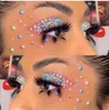 Glitter Diamd Eyeliner cień do powiek Makijaż Naklejki do twarzy Jewelry Eye Eye Party Decorati Crystal Tattoo Tattoo Naklejki S6EF#