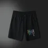 Menina de tracksuits de verão Moda de verão e shorts femininos conjuntos de traacos curtos de manga curta 100% algodão preto shorts imprimem macho conjunto masculino roupas de marca#l-v1z6m8