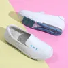 Casual Shoes Genuine Leather Air Cushion Women's Spring Soft Bottom Breathable Deodorant Anti-slip Flat