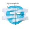 Maschera per il viso in gel freddo Ice Compr Blu Full Face Idratante Freddo con Relaxati Faicial Pack Face Pad Q8AO #