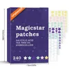 240 pcs Acne Patch Pimple Patch, Estrela de seis cores Acne Absorvente Cover Patch, Hydrocolloid Acne Patches para Face Zit Patch F47I #