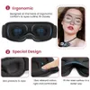 3d Máscara de Sono Venda Slee Aid Eyepatch Eye Cover Sleep Patches Eyeshade Respirável Máscara Facial Olho Cuidados de Saúde para Resto F5HK #