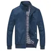 Chaquetas de hombre Abrigo de primavera Chaqueta simple Puño elástico Manga larga Fantástico Guapo