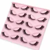 3D Cat Eye Les wielokrotne użycie fałszywych powiek z fałszywe eyel Extensi grube ręcznie robione sztuczne sztuczne narzędzia do makijażu Maquiagem x24n#