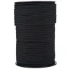 Paracord preto paraquedas cabo varal diy tenda cordão cinta 100m comprimento 180g 1pc acampamento ao ar livre novo