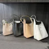 Damen le 5 a 7 geschmeidige große Schultertasche aus Glattleder Luxus-Designer-Umhängetasche aus Leder mit Wildlederfutter goldene Hardware Hakenverschluss Hobo-Handtasche Geldbörse