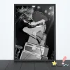 Kaligrafia Kurt Cobain Music Star Poster Canvas Art Druku