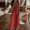 Vestidos casuais vestido de verão para mulheres elegante espaguete cinta gradiente cor solta ajuste maxi vestido plus size sem mangas robe femmes