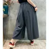 Jeans pour femmes ethniques femmes 2024 vintage baggy imprimé patchwork large pantalon en denim harajuku mode coréenne taille élastique maman