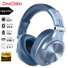 Headphones Oneodio Upgrade A70 Wireless Bluetooth Headphones Over Ear HiRes Audio Type C Bluetooth Headset With Microphone 72H Blue