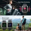 Horloges Smart Watch Heren 5ATM Waterdicht 1,71 inch 280 * 320 Volledig touchscreen 380MA Batterij met grote capaciteit 2022 Nieuwe sport Smart Watch + doos