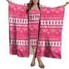 Vestidos de festa est samoan design personalizado polinésia tribal mulheres praia protetor solar xale sarong cachecol senhora vestido leve conjunto