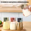 Salt Control Bottle Home Kitchen Sugar Bowl Push Type Seasoning Dispenser Pepper Shaker Spice gadgets 240307