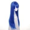 Wigs ccutoo 80cm Wendy Marvell Blue Long Straight Synthetic Hair Heat Resistance Cosplay Wig For Halloween Party Costume Wigs