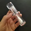 5.5 ml Big Doe Foot Trangent Lipgloss Ctainers Rör runt Clear Clear Cosmetic Lipgloss Tube Lip Balm Bottle Refillable U4FC#