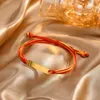 Bracelets de charme à la mode 6mm nom personnalisé date pour filles garçons unisexe réglable chaîne de corde bracelet cadeau personnalisé à son enfant