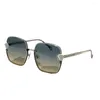 Sunglasses 2024 Hard Quality Fashion Women Trend Designer Men'S Beach Vacation Acetate